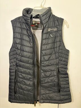 Venture Heat women Heated puffer vest  Black small